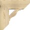 Ekena Millwork Funston Slat Rough Sawn Bracket w/ Offset Brace, Douglas Fir, 8"W x 20"D x 20"H BKT0806X20X20FST06RDF - alternate 4